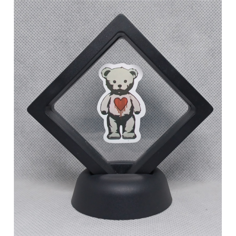 Beer Hart - Zwarte Display 7x7 met Banksy sticker