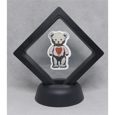 Beer Hart - Zwarte Display 7x7 met Banksy sticker