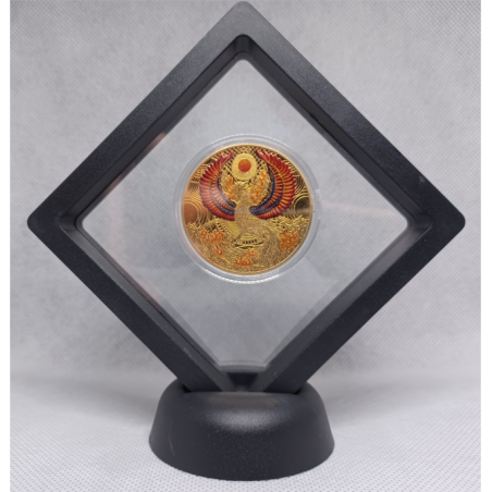 Munten Display - Phoenix - Yin Yang Dierenriem - Goud