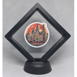 Antwerp - Zwarte Display 9x9 met steden sticker