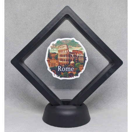 Rome - Zwarte Display 9x9 met steden sticker