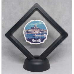 Marseille - Zwarte Display 9x9 met steden sticker