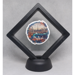 Dubai - Zwarte Display 9x9 met steden sticker