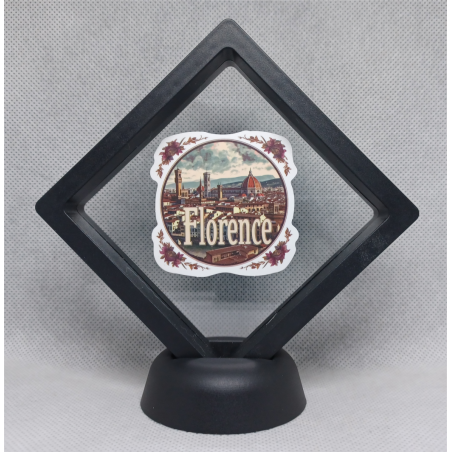 Florence - Zwarte Display 9x9 met steden sticker