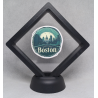 Boston - Zwarte Display 9x9 met steden sticker