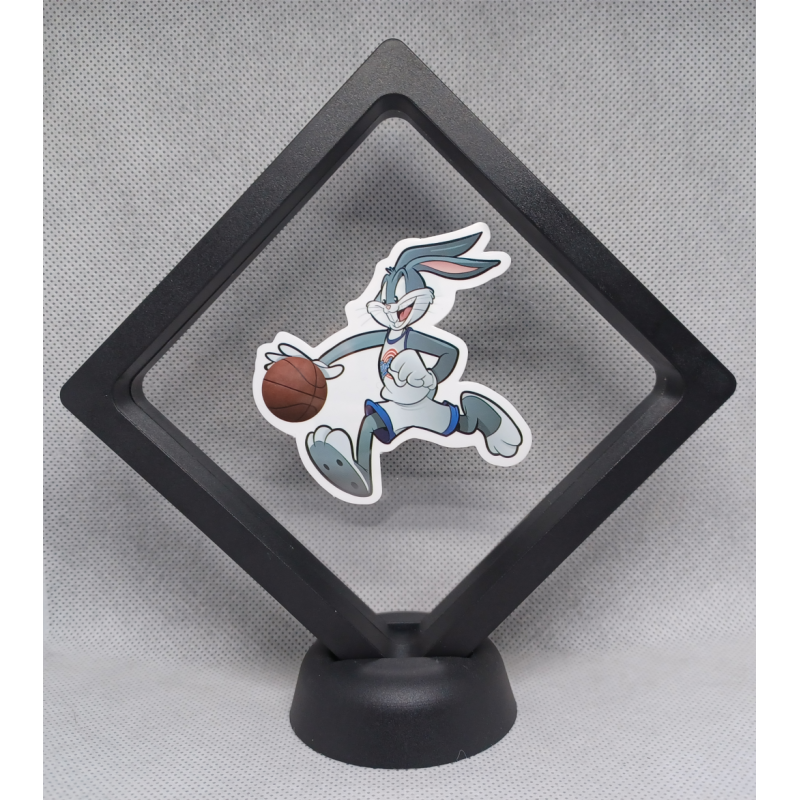 Bugs Bunny Dribbelaar - Zwarte Display 11x11 met Space Jam sticker