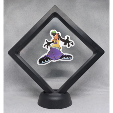 Daffy Duck Cool 1 - Zwarte Display 11x11 met Space Jam sticker