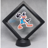 Daffy Duck De Hand - Zwarte Display 11x11 met Space Jam sticker