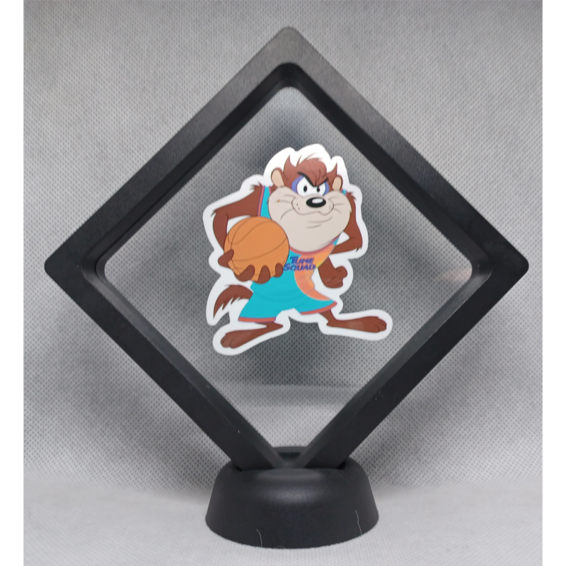 Taz Tune Squad - Zwarte Display 11x11 met Space Jam sticker