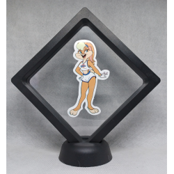 Lola Bunny - Zwarte Display 11x11 met Space Jam sticker