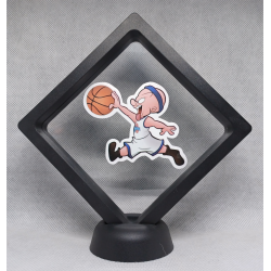 Elmer Fudd Basketbal - Zwarte Display 11x11 met Space Jam sticker