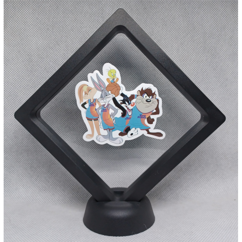 New Legacy Team - Zwarte Display 11x11 met Space Jam sticker