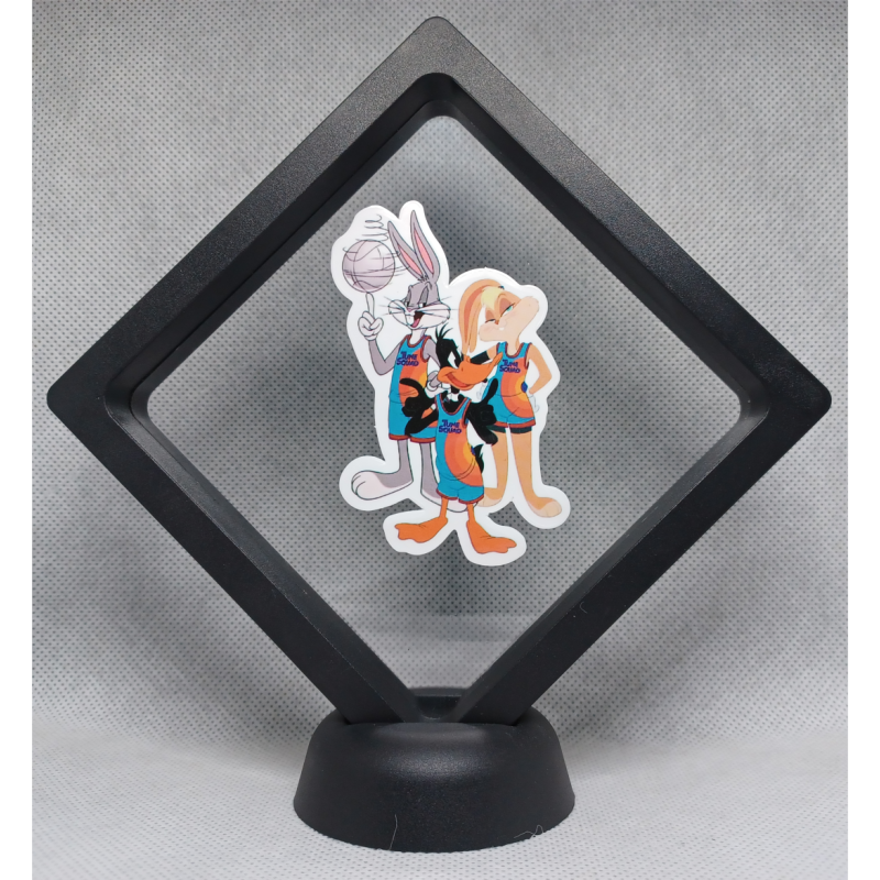 Space Jam Team 3 - Zwarte Display 11x11 met Space Jam sticker