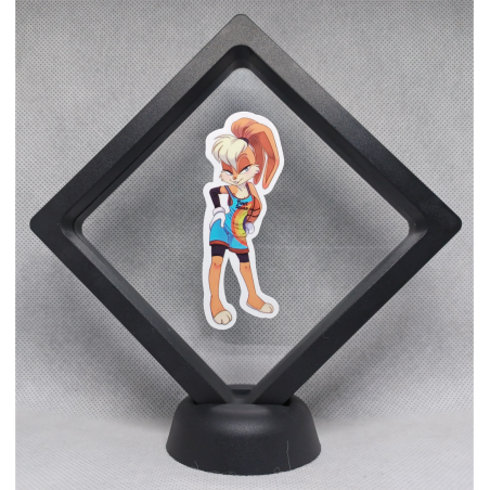 Lola Bunny Staand - Zwarte Display 11x11 met Space Jam sticker