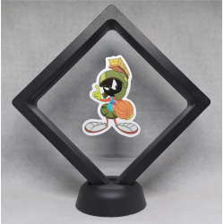 Marvin the Martian Basketbal - Zwarte Display 11x11 met Space Jam sticker