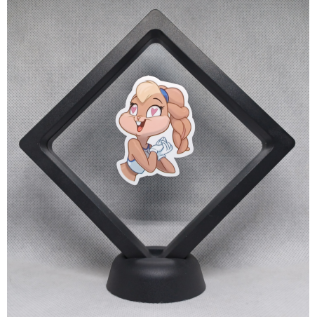 Lola Bunny Love - Zwarte Display 11x11 met Space Jam sticker