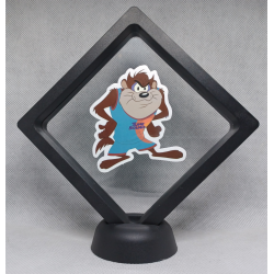 Taz - Zwarte Display 11x11 met Space Jam sticker