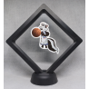 Pepé Le Pew Basketbal - Zwarte Display 11x11 met Space Jam sticker