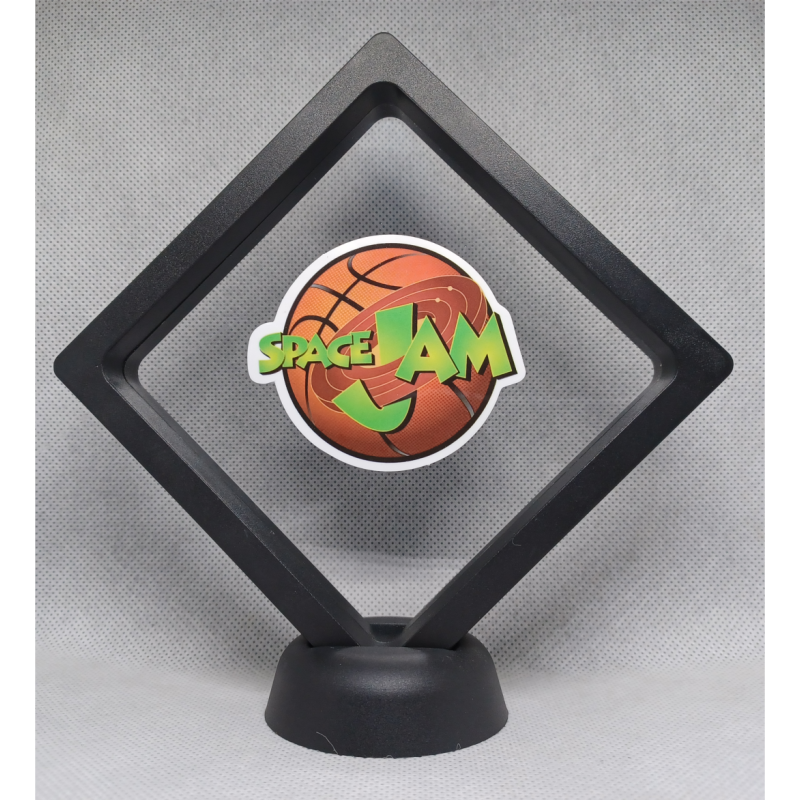 Space Jam Basketbal - Zwarte Display 11x11 met Space Jam sticker