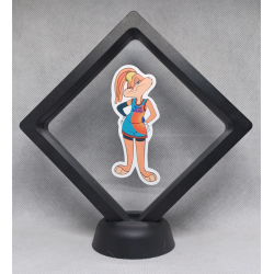 Lola Bunny Tune Squad - Zwarte Display 11x11 met Space Jam sticker