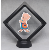 Porky Pig Armen Over Elkaar - Zwarte Display 11x11 met Space Jam sticker