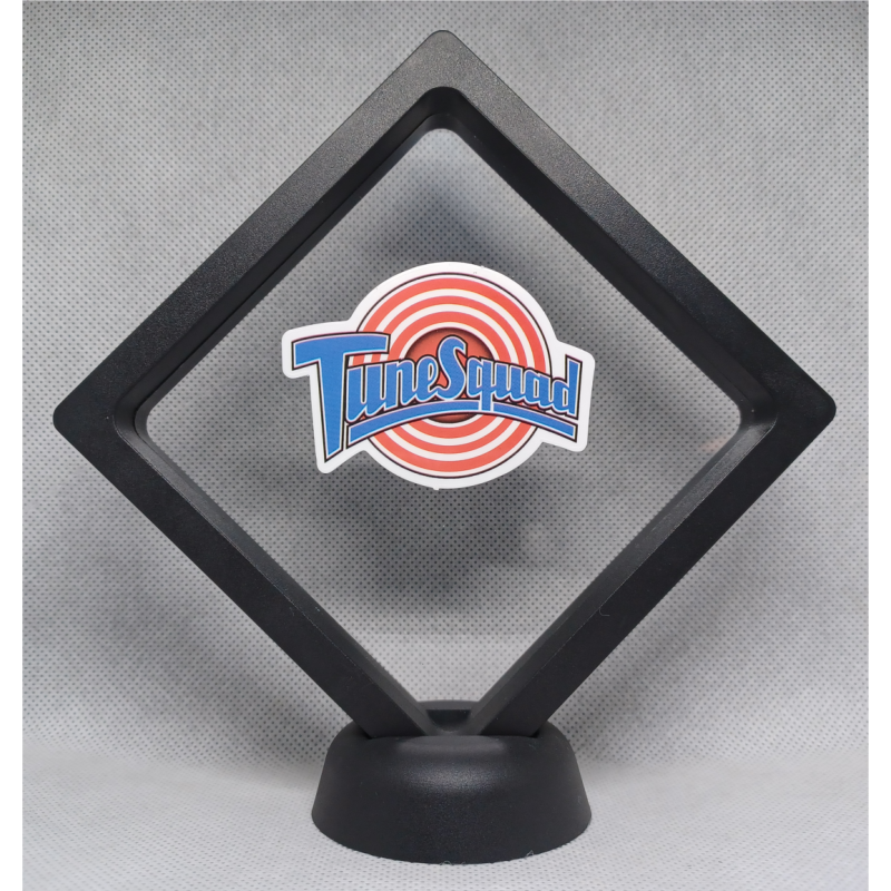 Tune Squad Logo - Zwarte Display 11x11 met Space Jam sticker