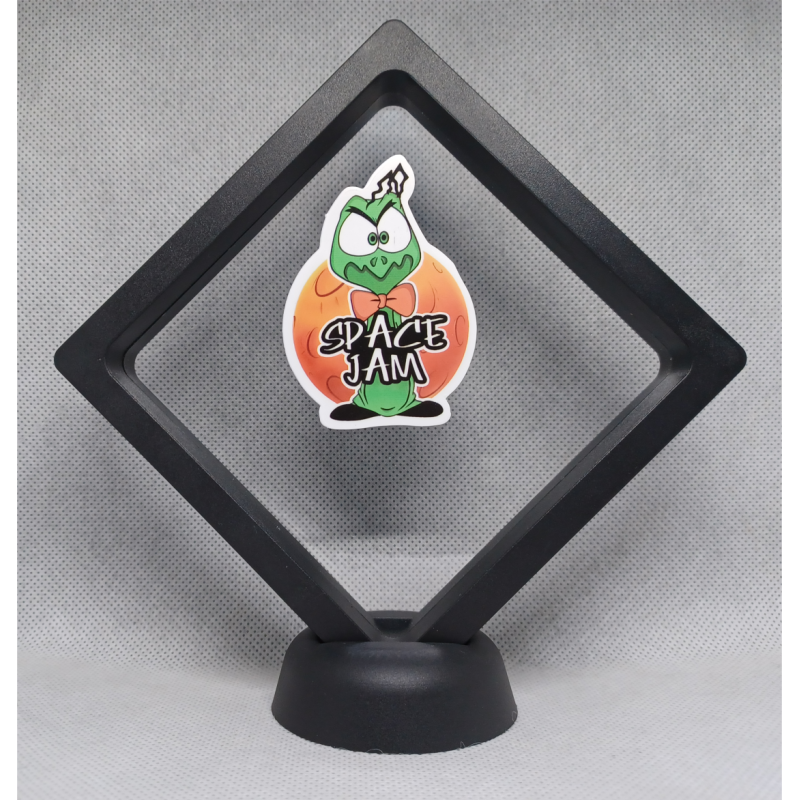 Space Jam Alien - Zwarte Display 11x11 met Space Jam sticker