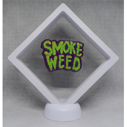 Smoke Weed - Witte Display 11x11 met Smokers sticker