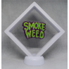 Smoke Weed - Witte Display 11x11 met Smokers sticker