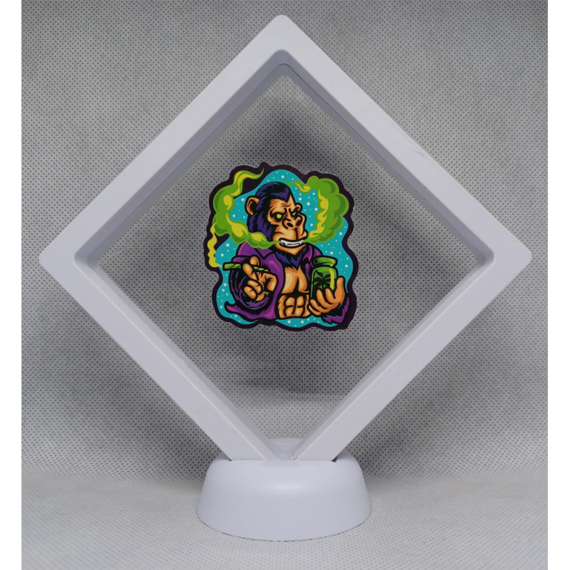 Gorilla Smoker - Witte Display 11x11 met Smokers sticker