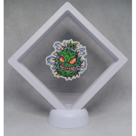 Cannabis Monster - Witte Display 11x11 met Smokers sticker