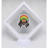 Rastaman Smoker - Witte Display 11x11 met Smokers sticker