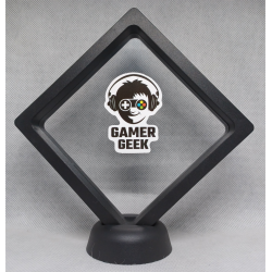 Gamer Geek - Zwarte Display 11x11 met gamers sticker