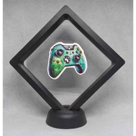 X-box controller - Zwarte Display 11x11 met gamers sticker