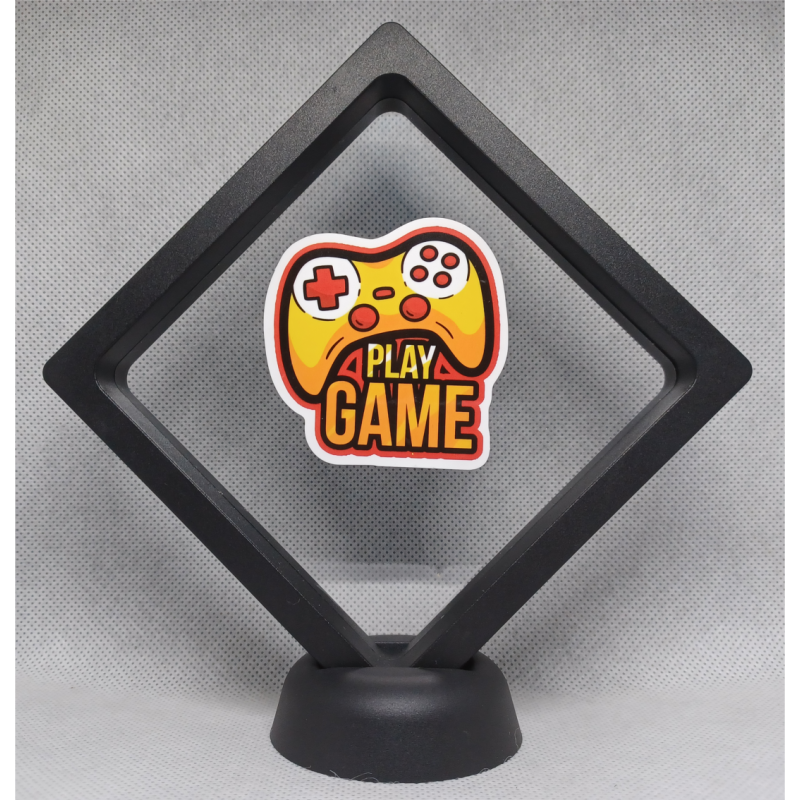 Play Game - Zwarte Display 11x11 met gamers sticker