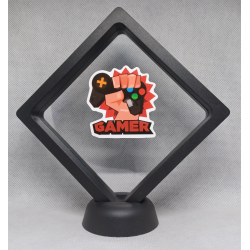 Gamer - Zwarte Display 11x11 met gamers sticker