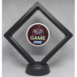 Game Zone - Zwarte Display 11x11 met gamers sticker