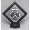 Monstertruck Met Horns - Zwarte Display 9x9 met monstertruck sticker