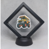 Monstertruck Bus - Zwarte Display 9x9 met monstertruck sticker