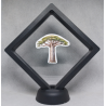 Grote Boom Bonsai - Zwarte Display 11x11 met dieren sticker