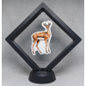 Antilope - Zwarte Display 11x11 met dieren sticker