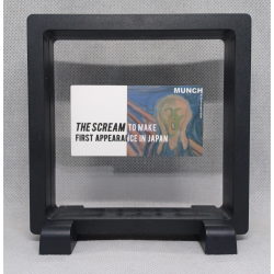 The Scream Japan - Vierkante Zwarte Display 11x11 met museum sticker