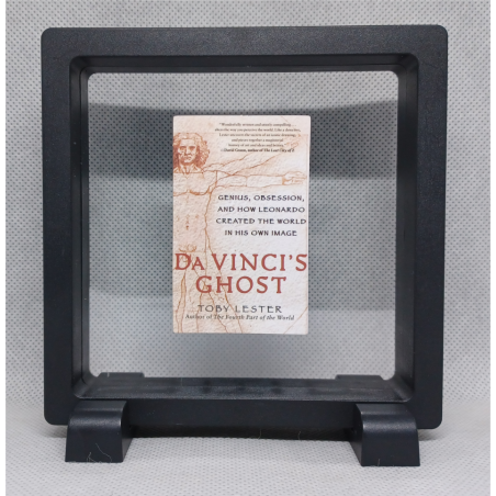 Da Vinci`s Ghost - Vierkante Zwarte Display 11x11 met museum sticker