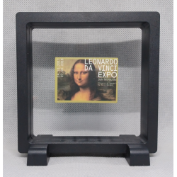 Mona Lisa Expo - Vierkante Zwarte Display 11x11 met sticker