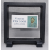 Vincent van Gogh - Vierkante Zwarte Display 11x11 met sticker