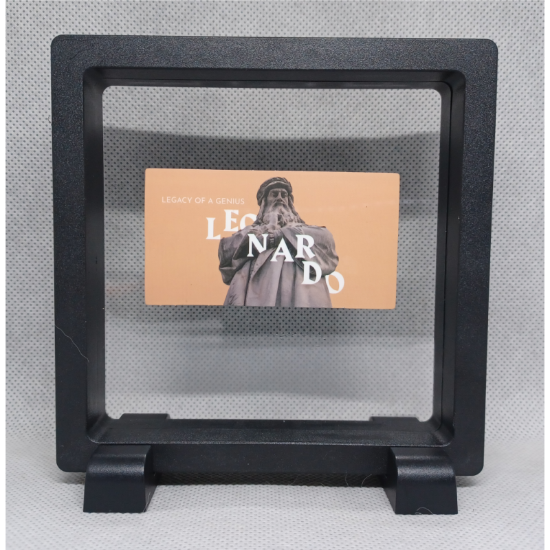 Leonardo Legacy - Vierkante Zwarte Display 11x11 met sticker