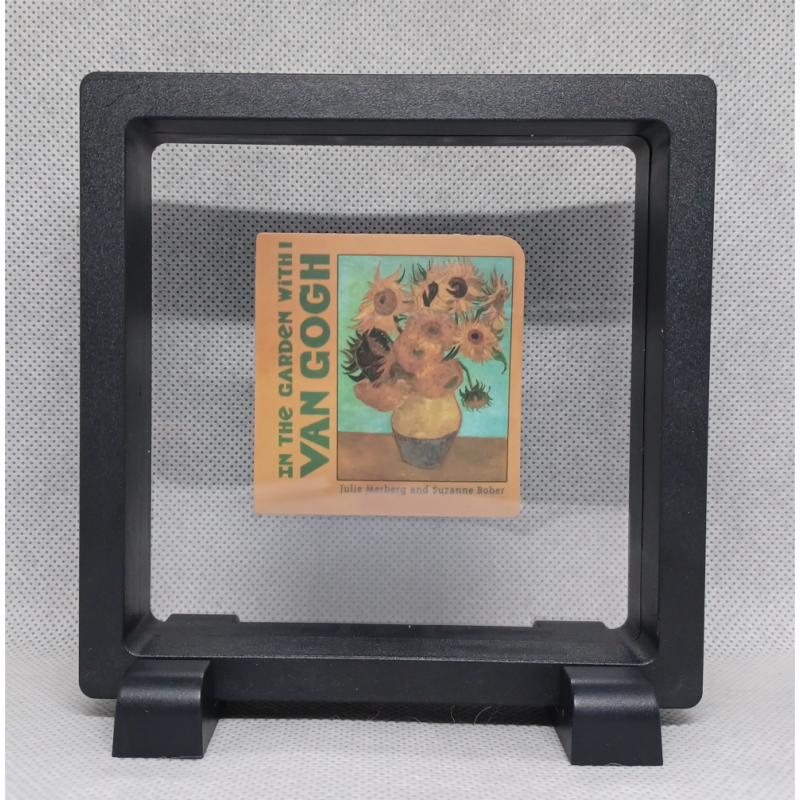 Van Gogh Garden - Vierkante Zwarte Display 11x11 met sticker