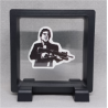 Scarface - Vierkante Zwarte Display 9x9 met gangsters sticker