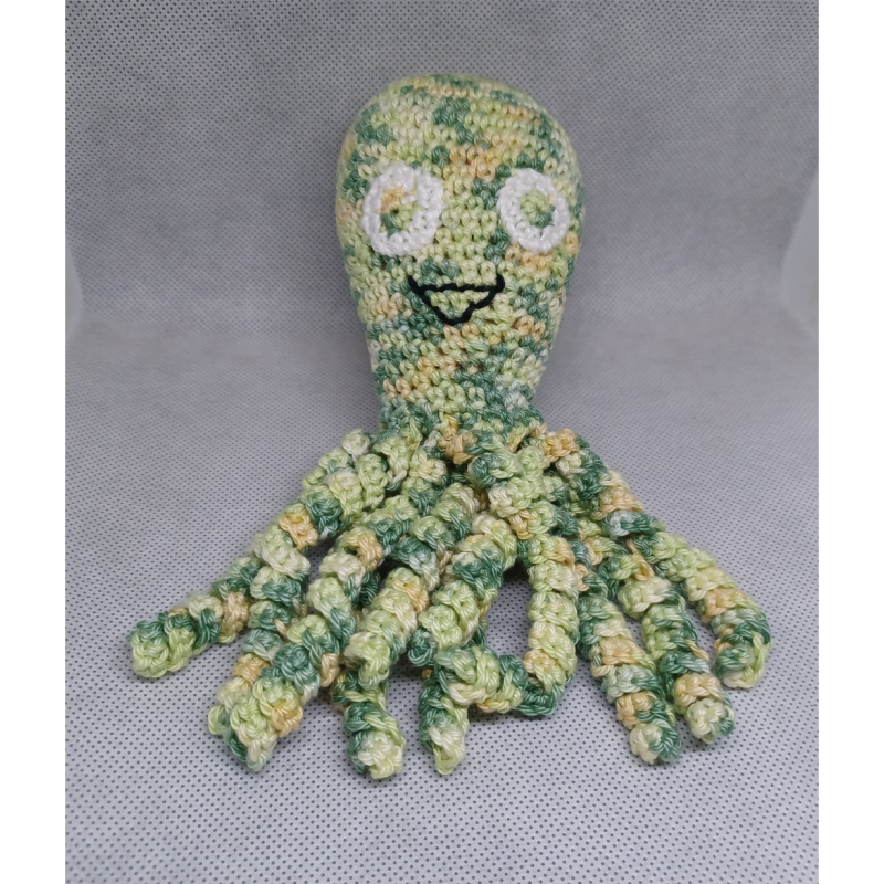 Couveuse Knuffel - Groene Octopus