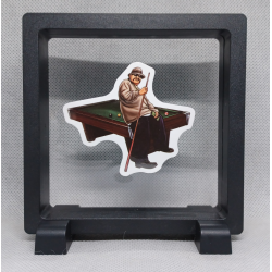 Pool Homie - Vierkante zwarte display 11x11 met homies sticker